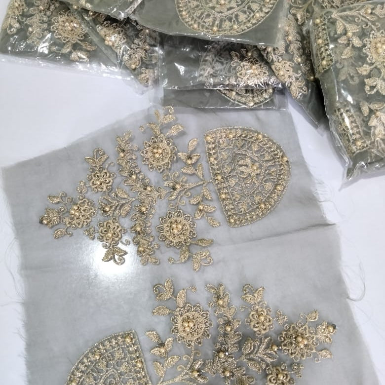 Pair Bunch – Embroidered Lace