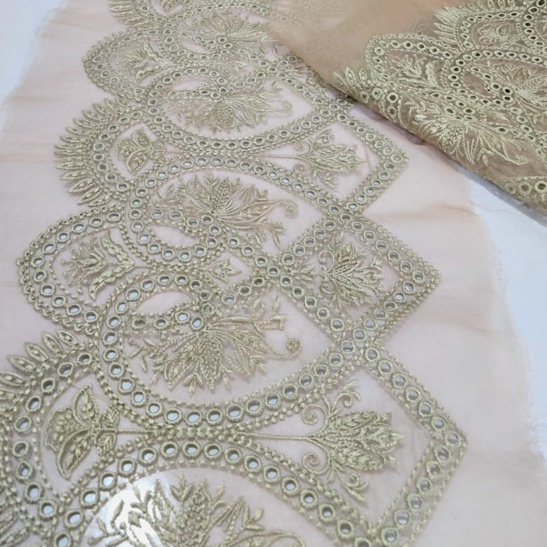 Royal Embroidered Dupatta Pallu