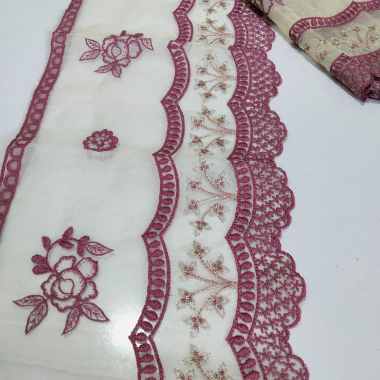 Heavy Embroidered Dupatta Pallu